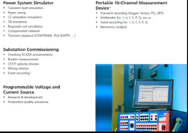 Omicron CMC256 Plus Universal Relay Test Set